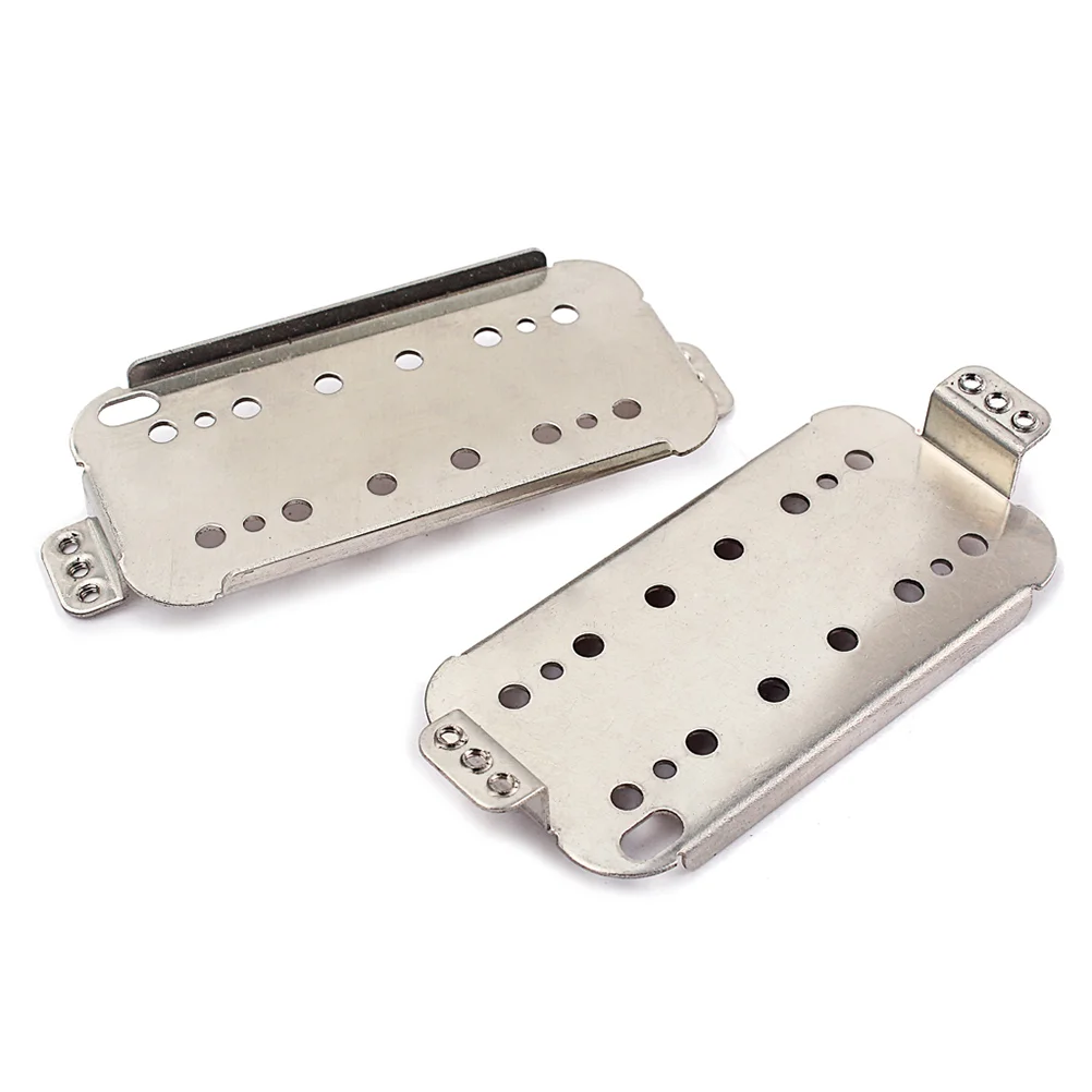 

2 PCS Guitar Neck Bridge Humbucker Pickup Base Plate 50mm 52mm Pole Spacings Humbucker Bridge Neck Set