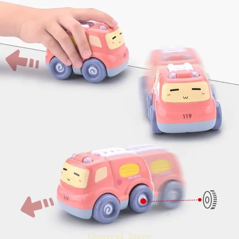 E7CE 1 세트 강력한 자동차, 실제 조명 관성 자동차, 사운드 디스플레이 유아용 조기 학습 및 교육을위한 사운드 디스플레이