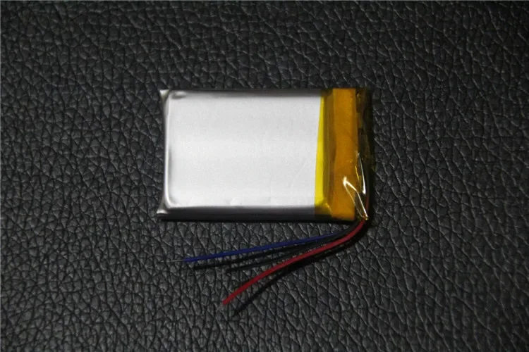 폴리머 리튬 배터리 602535 녹음기 MP3 전자 개 MP4, 3 선 500 mA 패키지 포스트 충전식 리튬 이온 셀, 3.7V