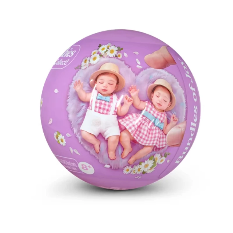 5X Mini Baby Surprise Doll Ball Blind Box Kids Pretend Play Realistic Mini Doll Toy For Girls Gift surprise box mystery figure image 3