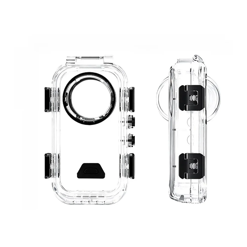60M Waterproof Dive Housing Case With Magnetic Quick-Releases For Insta360 X6 Camera Underwater Photography Accessories view 2