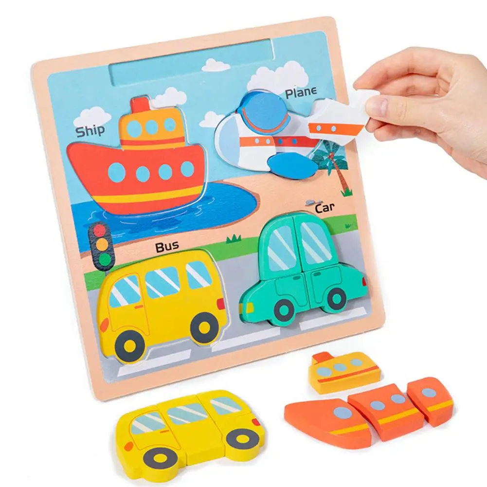 

Helpful Kids Jigsaw Toy Thick Block Perfectly Fit Jigsaw Puzzle Ocean Animals Jigsaw Puzzle