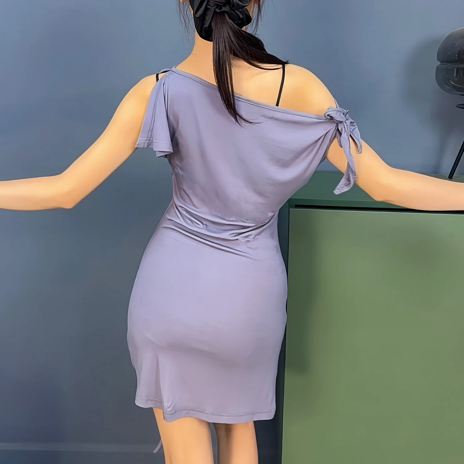 2025 فستان رقص اللاتينية للنساء مثير غير النظامية ممارسة الملابس تشاتشا رومبا تانجو الكبار الإناث أزياء رقص اللاتينية DQS21321 #2