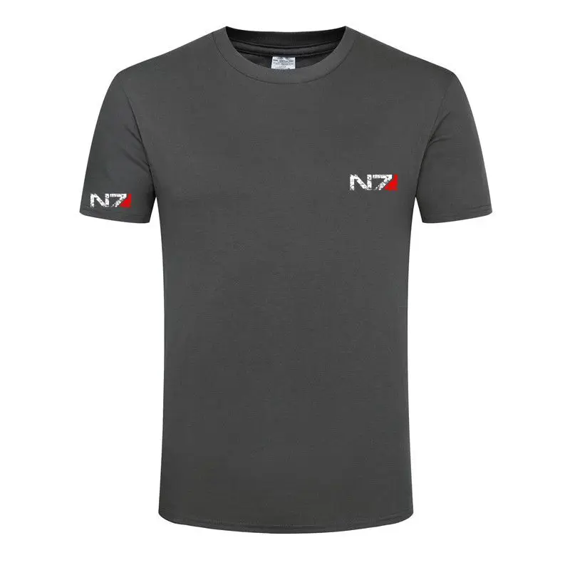 N7 Special Forces T-Shirt Men T Shirt Team Shirts Summer Black Clothing Tee Mass Effect TShirt Men Anime Women T Shirt XS-XXXL