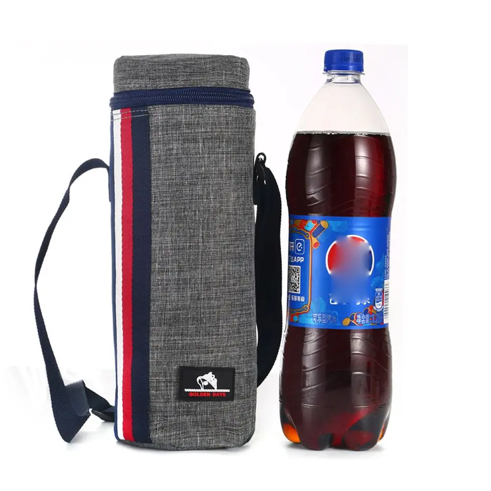 Anti-fall Outdoor Camping Water Bottle Pouch High Capacity Camping Water Bottle Bag Insulated Cooler Bag Tote Bag Cooler Bags