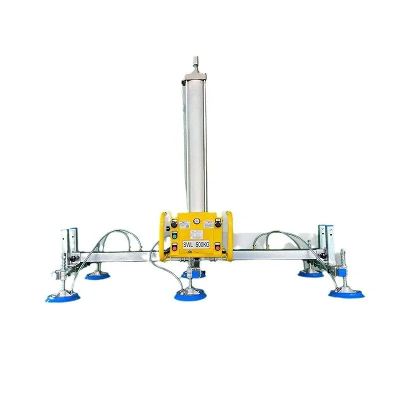 Plate suction and lifting equipment, pneumatic suction cup, laser feeding, cup column cantilever suction cup hanging