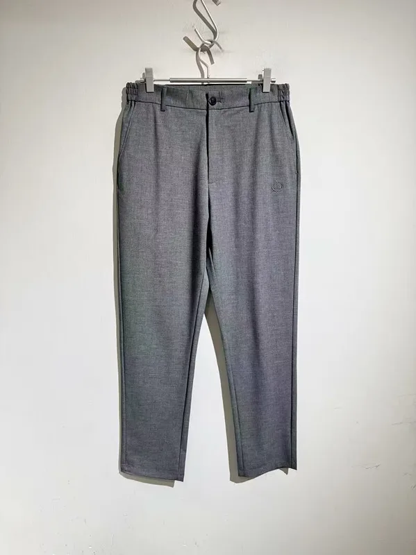 

Italy LP 25aw wool-blend casual elastic waist straight trousers
