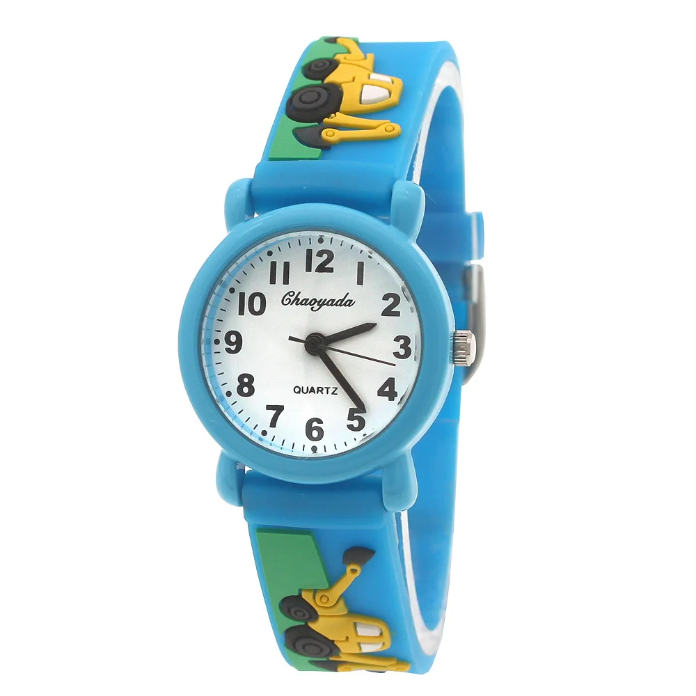 New cool silicone strap quartz wrist watches for children boys girls students little kids holiday gifts clock