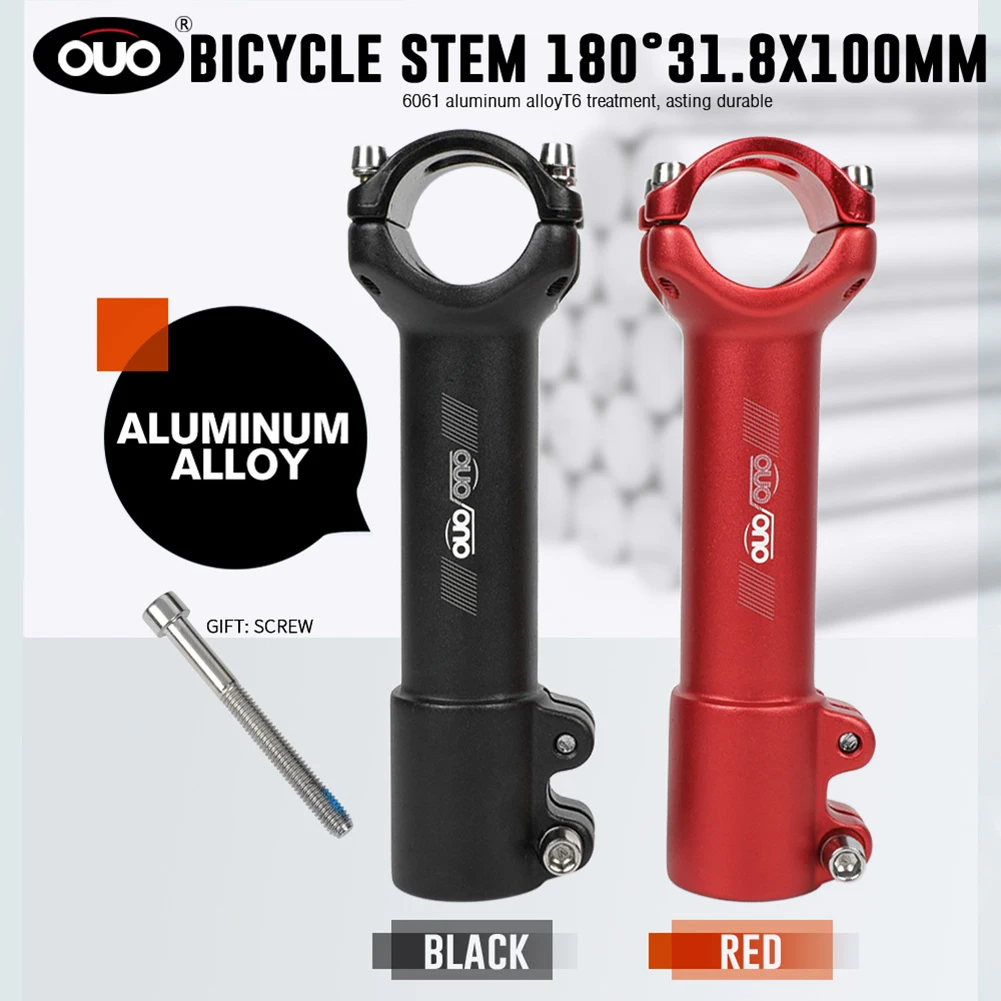 

28,6x31,8x110 мм велосипедный вынос руля вертикальный вынос 180 градусов алюминиевый сплав велосипедные аксессуары запасная часть для велосипеда