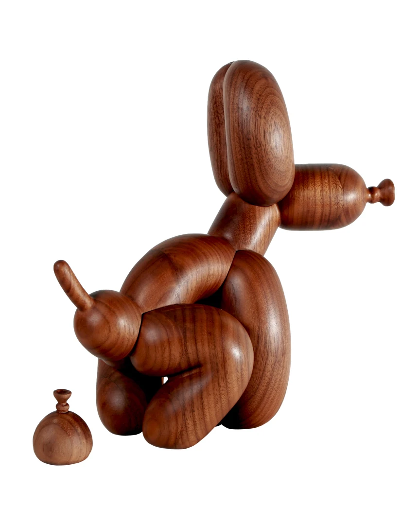 

Wooden balloon dog ornaments artwork sculpture gift furniture decorate living room