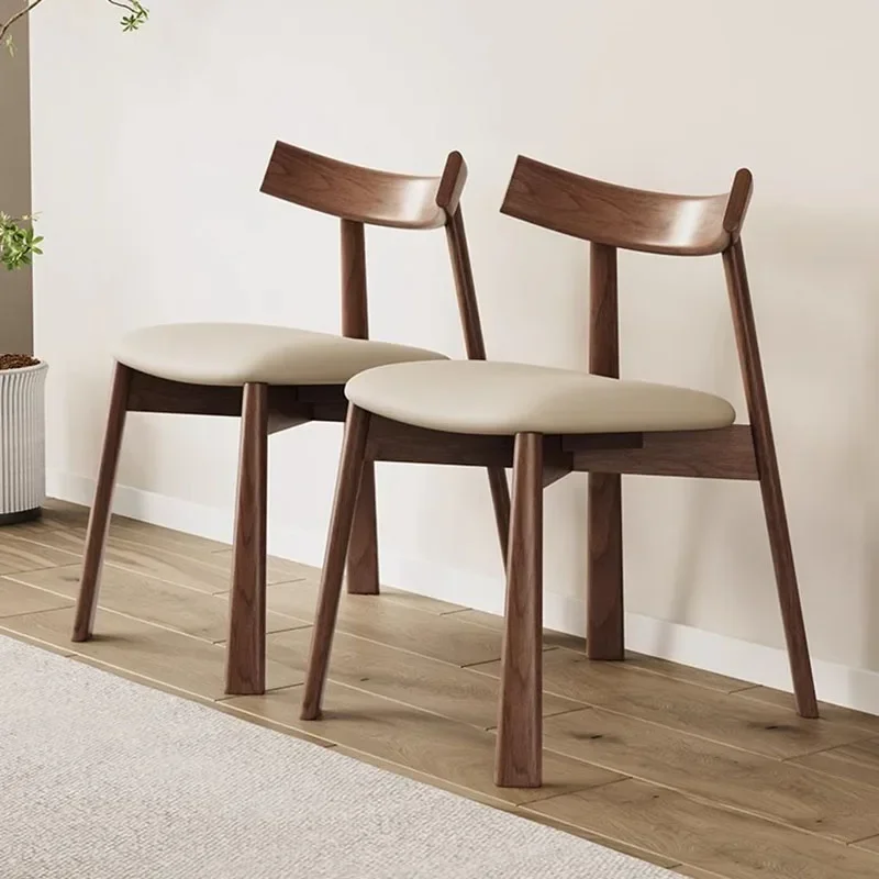 Designer Wooden Dining Chairs Restaurantgaming Bar Office Chairs Apartamento Ergonomic Chaises Salle Manger Bedroom Furniture