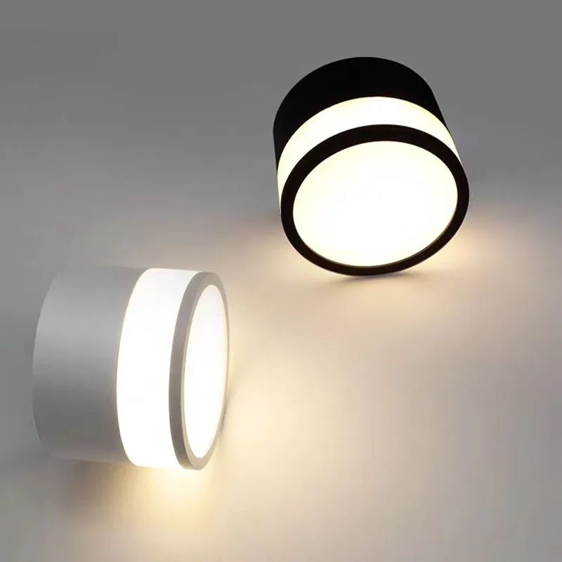 Dimmable LED Ceiling Light Downlight 5W 7W 9W 12W 15W Nordic Surface Mounted LED Spotlight Indoor Decorative Lighting AC220V 110