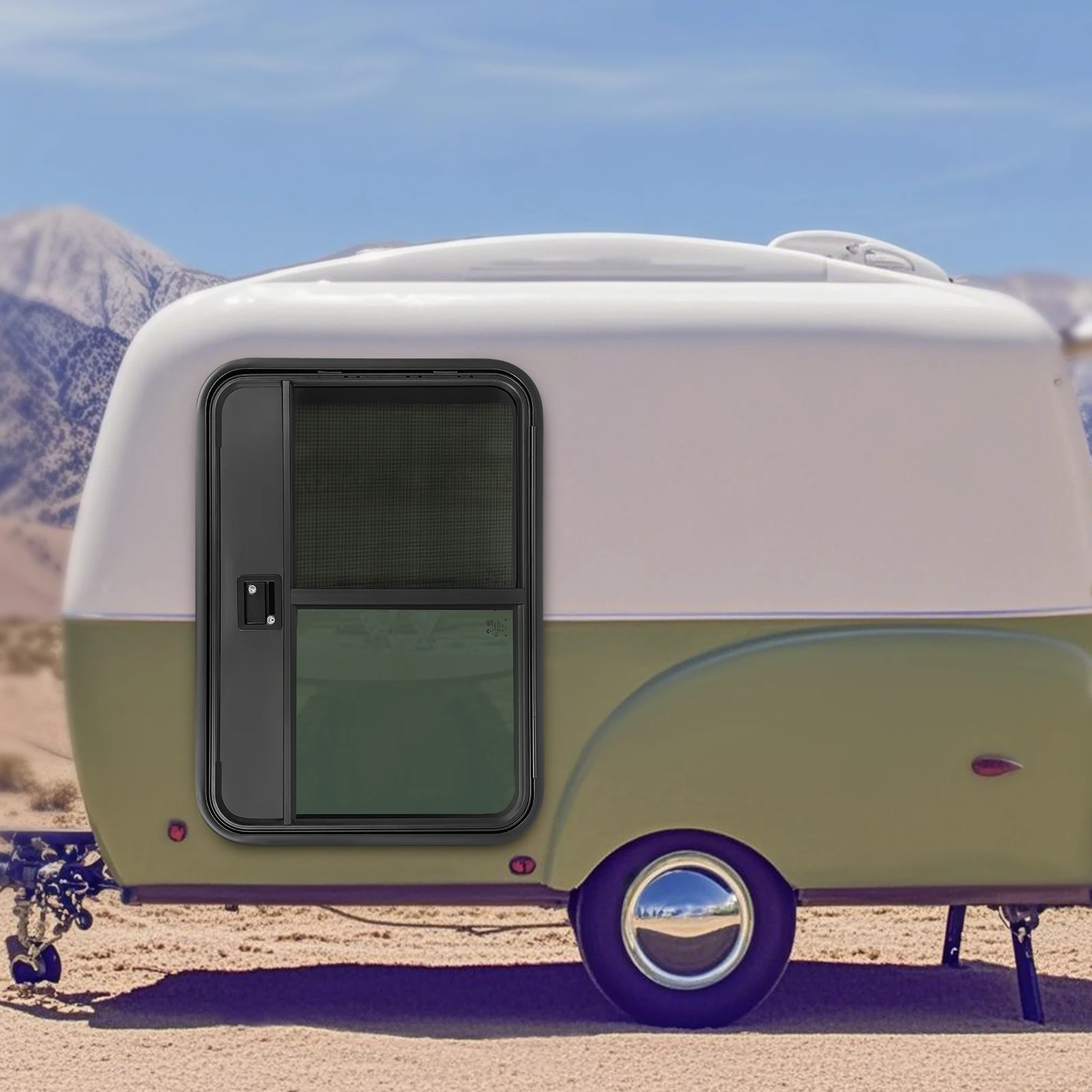 Wohnmobil- und Teardrop-Anhänger-Tür für Beifahrer-/Fahrerseite – Einstiegstür für Wohnmobile/Camper/Anhänger