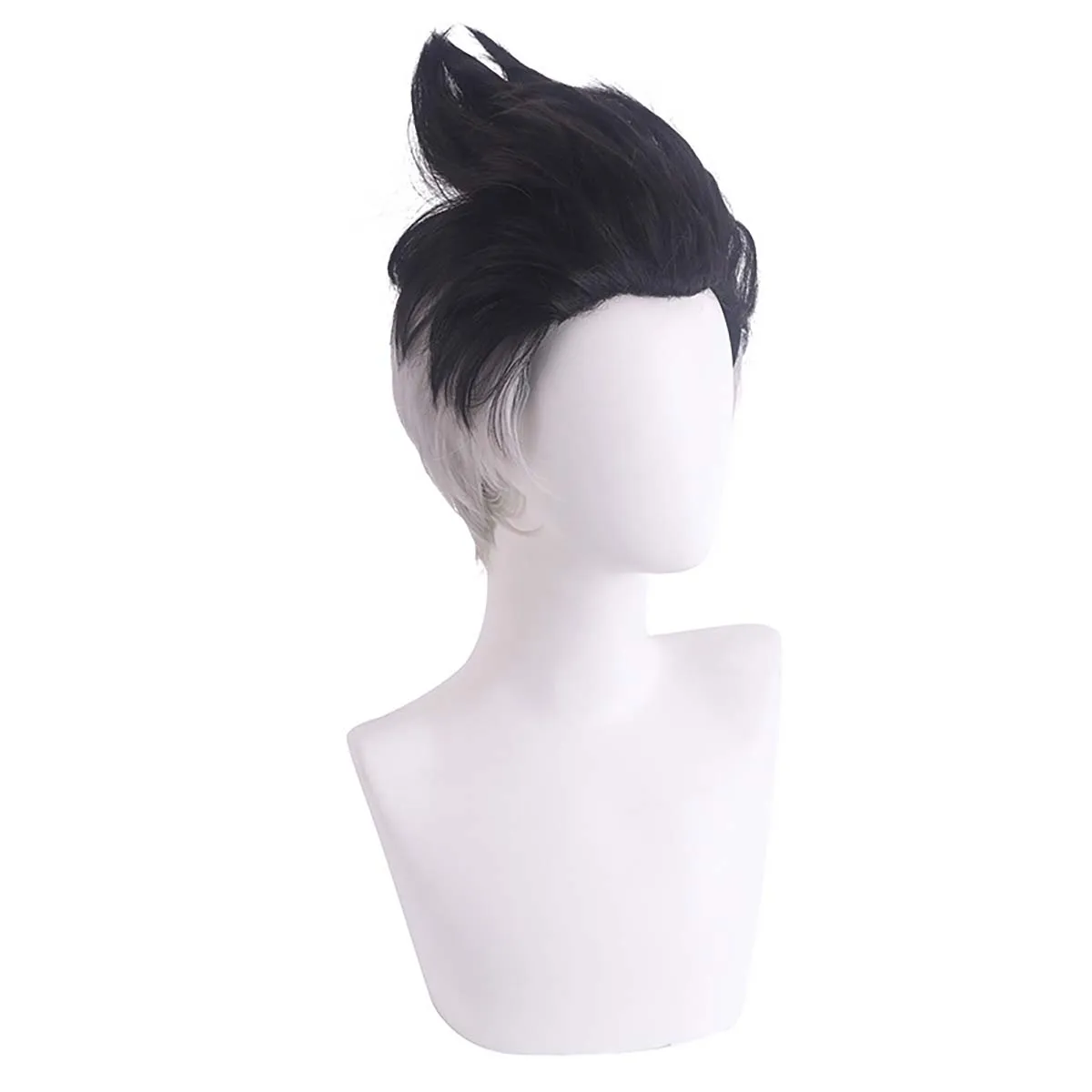 Homens Cyberpunk Edgerunners Martinez David Cosplay Preto Cinza Curto Peruca de Cabelo Resistente ao Calor