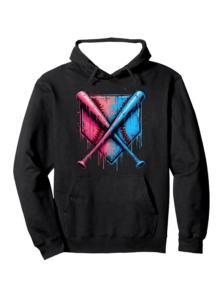 

Autumn Winter 3D Fashion Baseball Pattern Printed Men's Hoodie New Outdoor Sports Quick Dry Breathable Unisex Pullover Tops ﻿