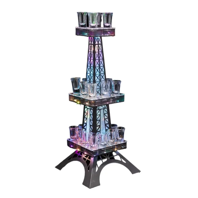 Hot selling high-quality LED acrylic champagne glass tray rack
