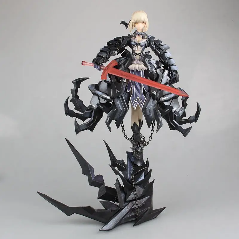 

Fate/Stay Night Arturia Pendragon(Alter) Standing Posture Hand Ornaments Figure 33cm Beautiful Girl Action Figure Doll Gift Toys