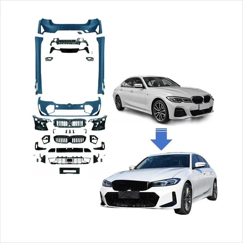 

New 3series G20 19-21 Bodykit Upgrade to 2023 LCI-tec sport Style Facelift Bumper
