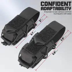 Funda porta torniquete táctico MOLLE – Soporte IFAK para botiquín