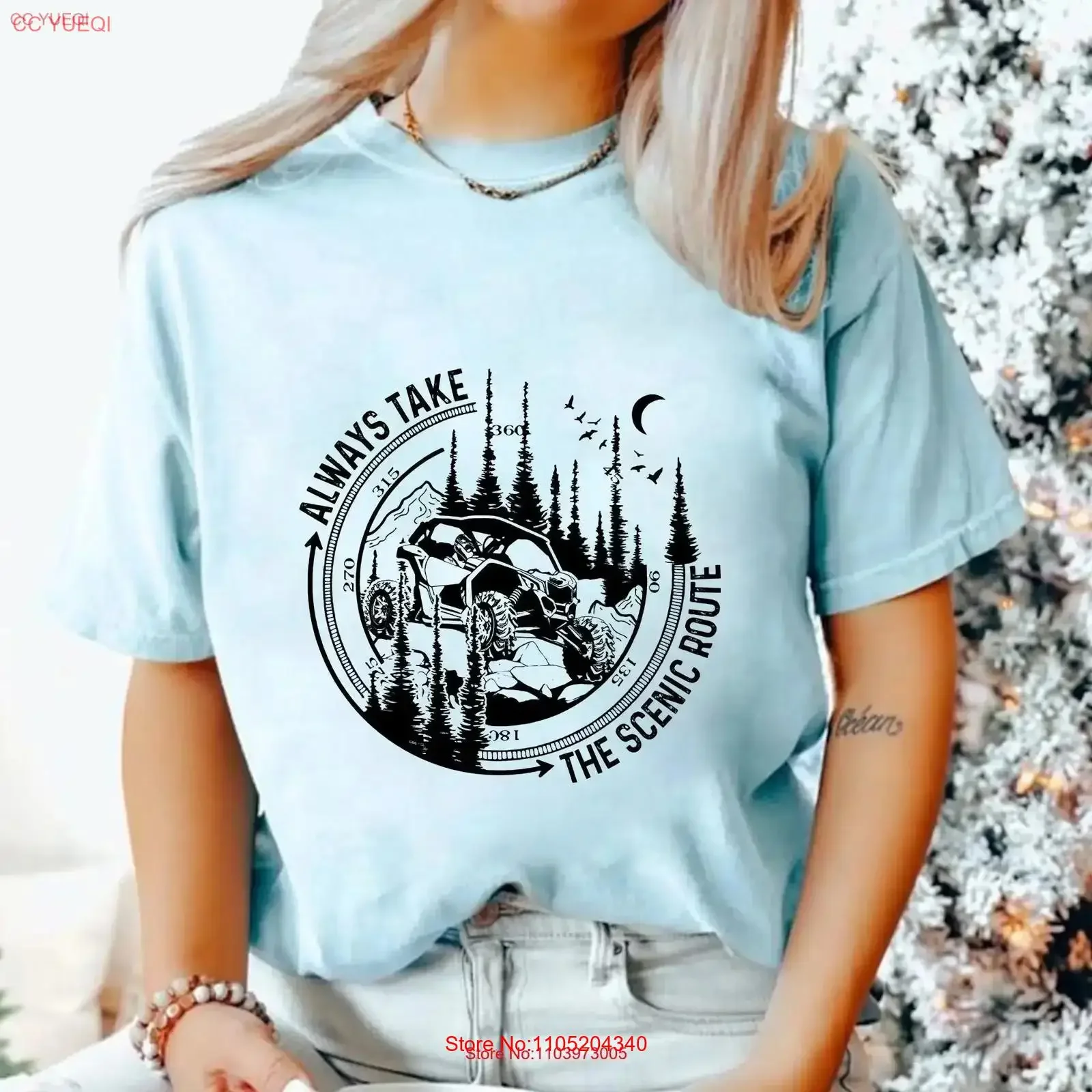 

Take the Scenic Route Off Road T Shirt UTV Adventure Perfect for Outdoor and Enthusiasts vintage Washed Stretched Unisex