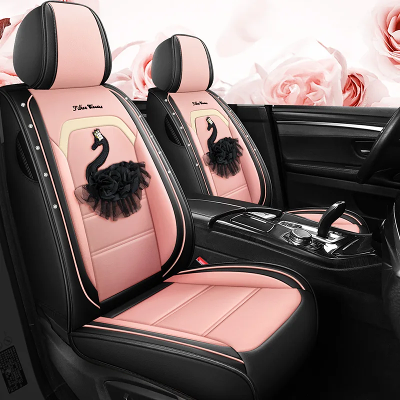 Leather Front Rear Full Set Car Seat Covers for Peugeot 206 307 sw 308 407 408 508 sw 208 2008 3008 4008 5008 RCZ Accessories