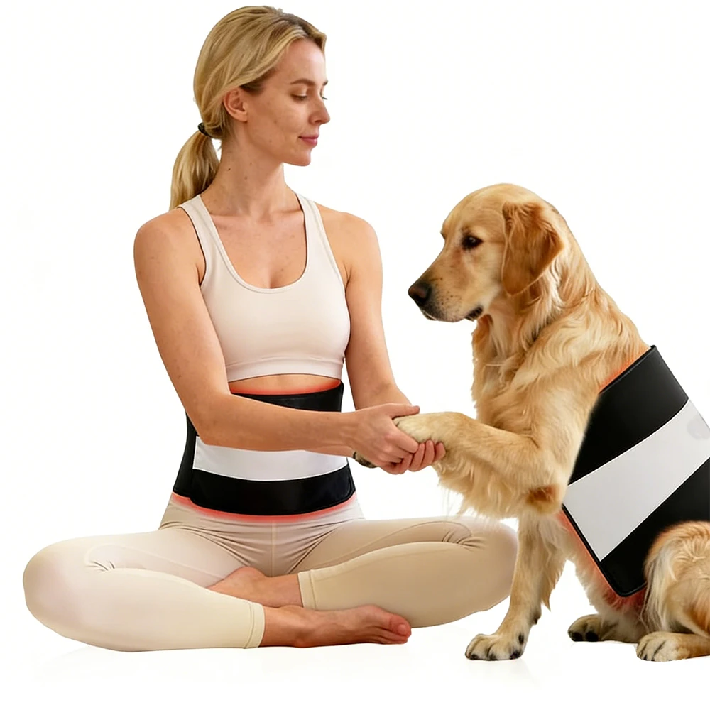 Leds Red Light Heating Pad 660nm Waist Back Shoulder and Dogs Cats Pets Muscle Pain Yoga Mat Relief Relax Infrared Light 850nm