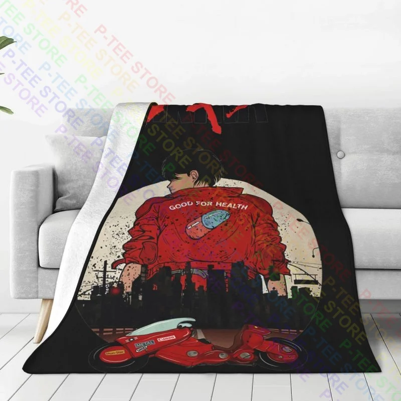 Anime Akira V3 Katsuhiro Otomo 1988 01 Blanket Casual Flannel Ultra-Soft Bedding Supply Machine Washable