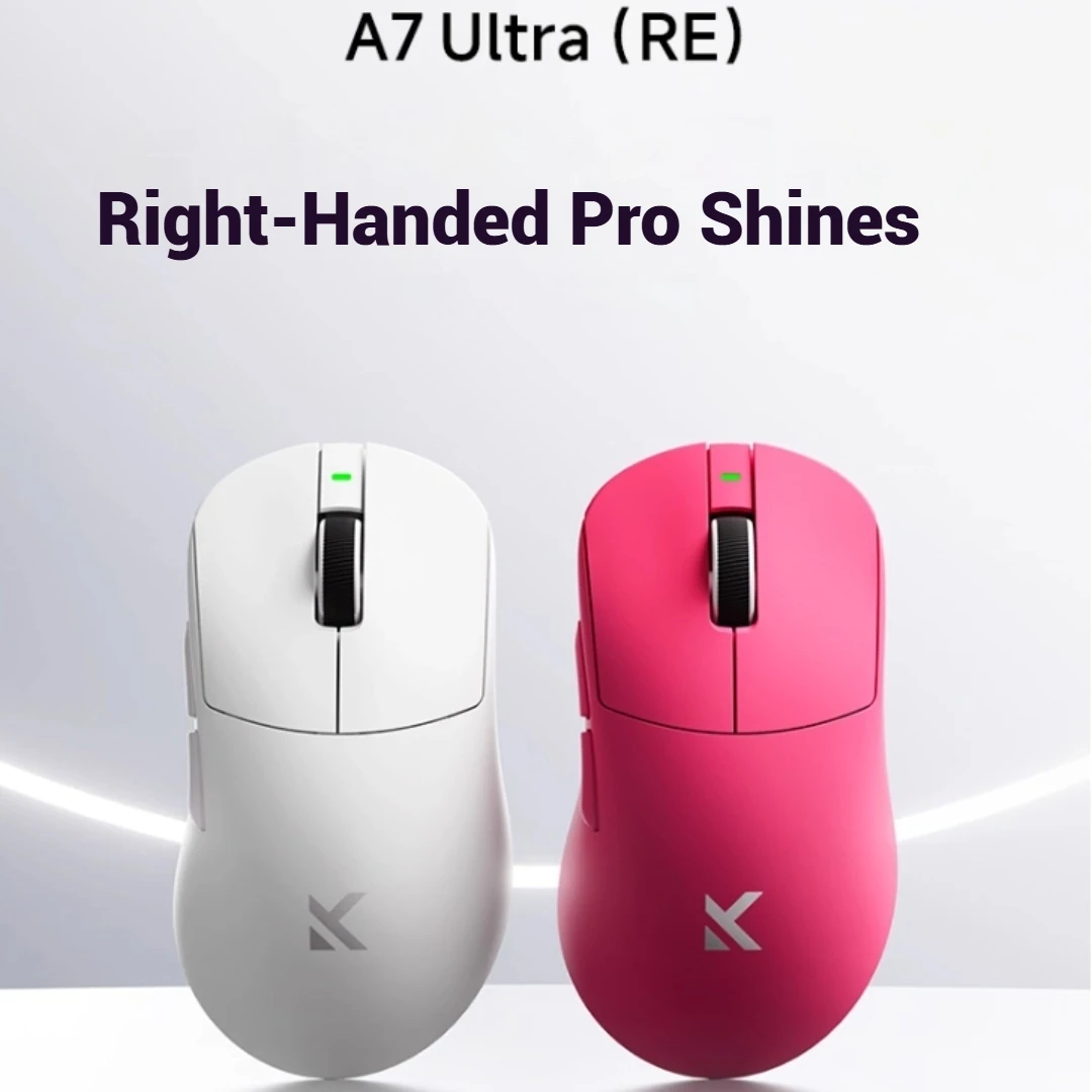 

MCHOSE A7 Ultra RE Gaming Mouse Tri-mode PAW3950 Wireless E-sport Mouse with Bluetooth 56g Super Glide Coating 8000HZ Realtek