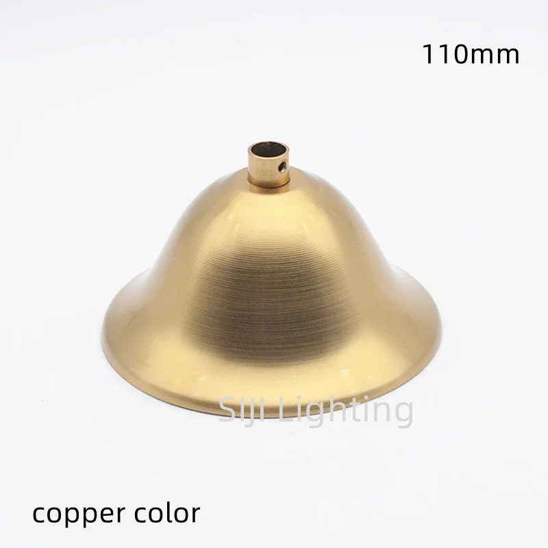 Vintage 90mm 110mm 120mm Iron Ceiling Plate Metal Ceiling Canopy Copper Color Retro Ceiling Rose for Led Chandelier Pendant Lamp