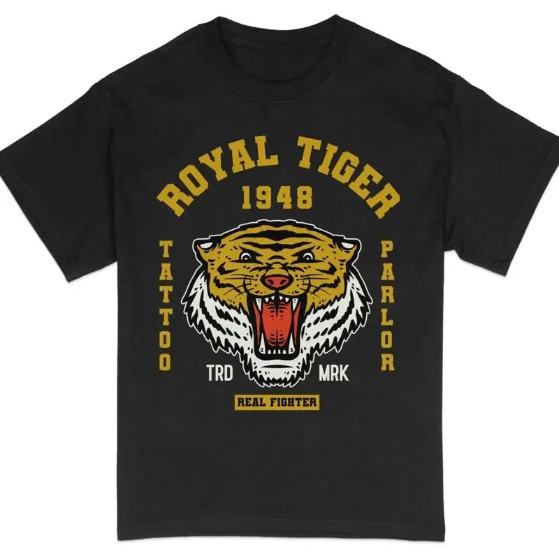 Vintage Royal Tiger 1948 T Shirt Retro Tattoo Parlor Unique Real 17