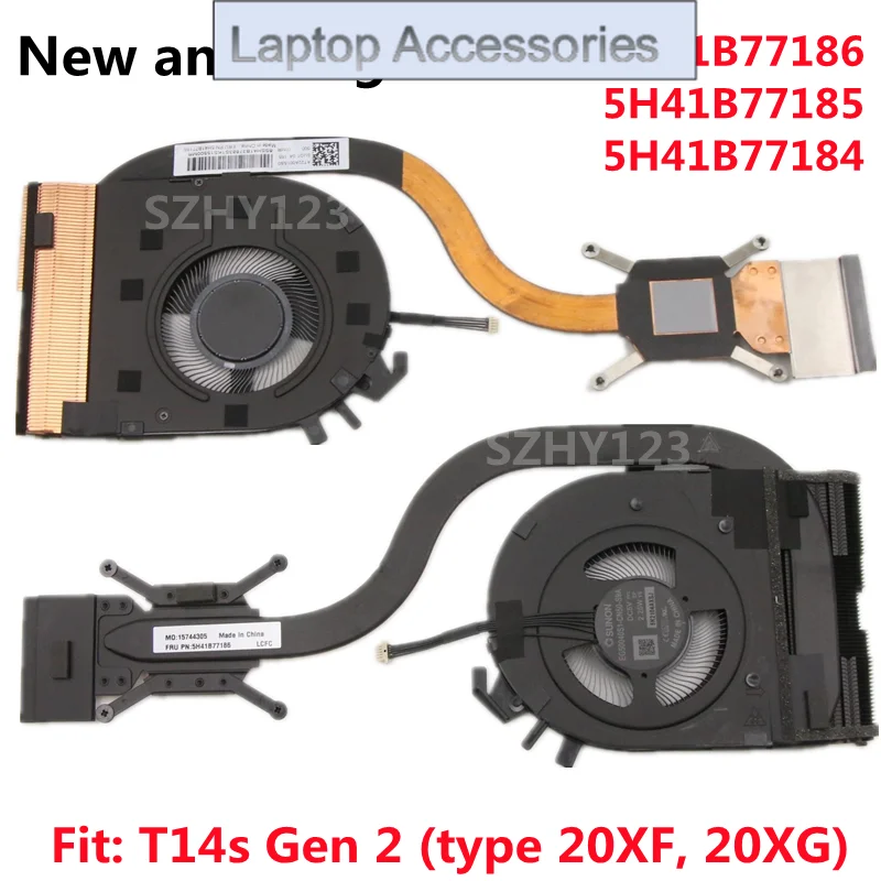 

Новый оригинальный охлаждающий вентилятор UMA AMD для процессора, радиатор, кулер для ноутбука Lenovo ThinkPad T14S Gen 2, 5H41B77184, 5H41B77185 5H41B77186