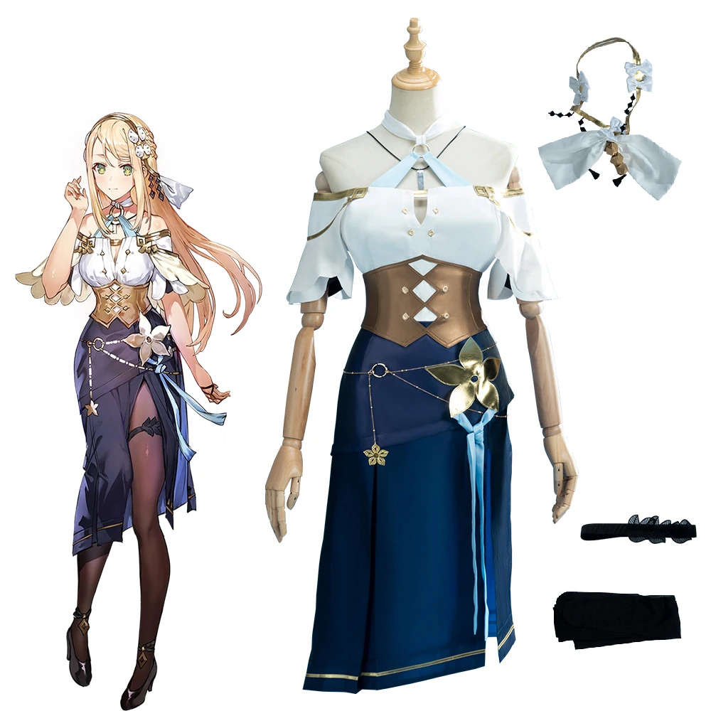 

Atelier Ryza: Ever Darkness & the Secret Hideout Cosplay Klaudia Valentz Costume Halloween Party Women Sexy Dress Uniform Suits