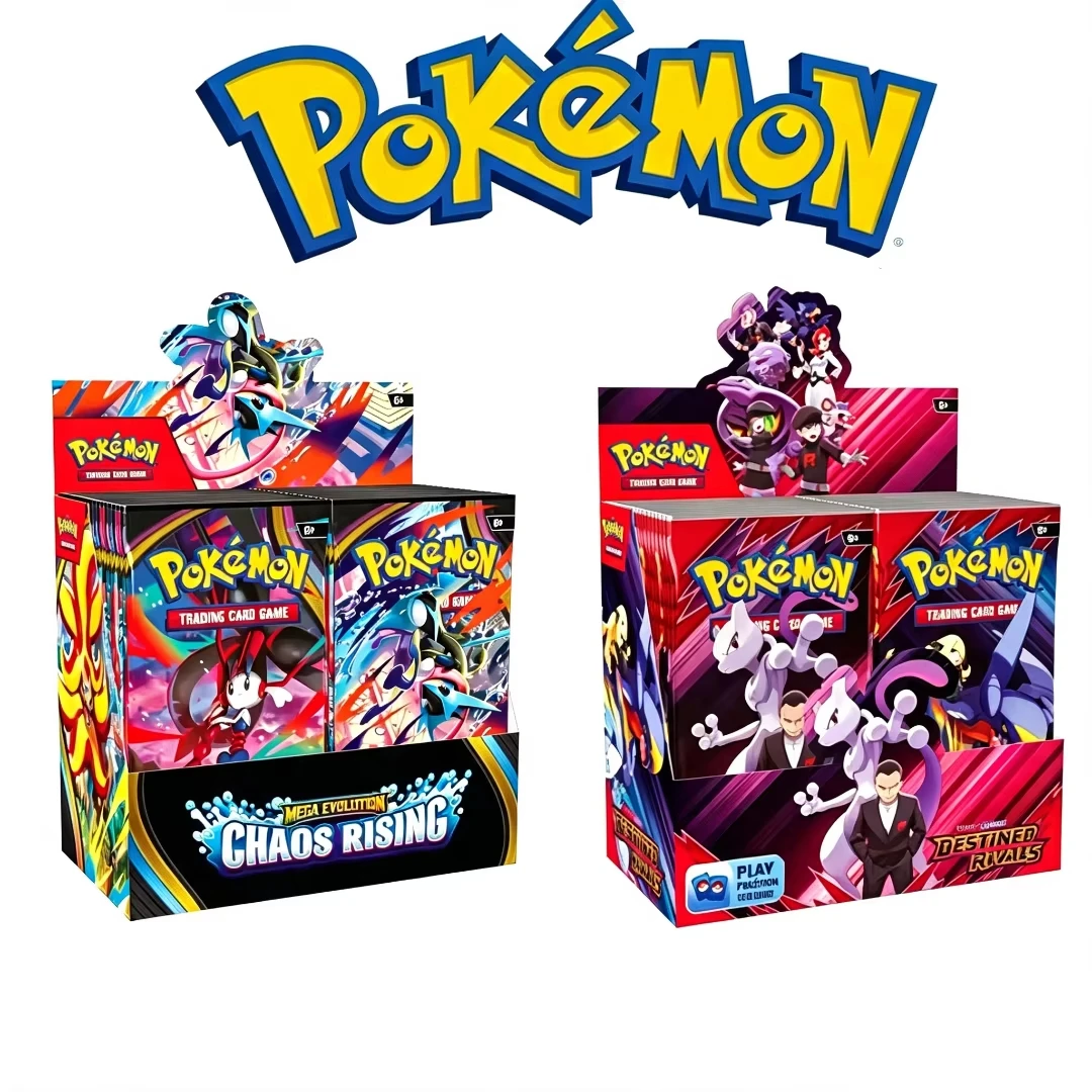 **TCG Mega Evolution CHAOS RISINC Ascended Heroes Phantasmal Flames Poke Envelopes Box Rare Collectible Letters For Collection
