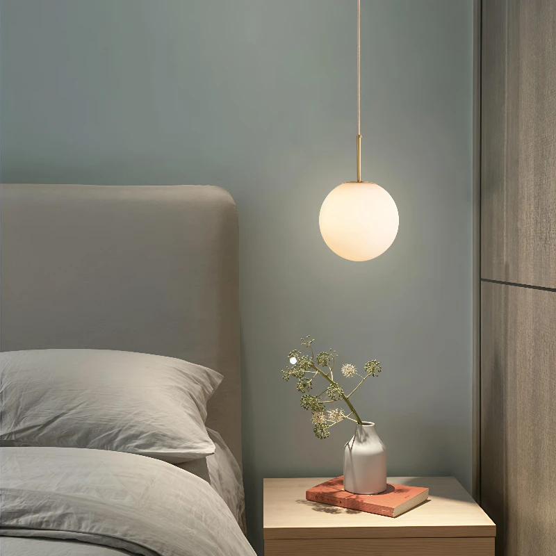 

Denmark Designer Glass Ball LED Pendant Lamp Simple and Luxurious Lights for Home Dining Room Indoor Hotel Lobby Hanging Lamp