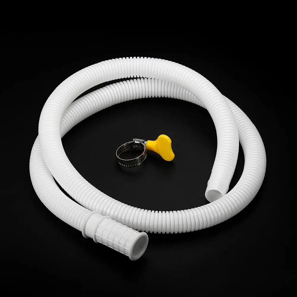 New Plastic Air Conditioner Drain Hose Thickened White Draining Hose 1-5M Drainpipe