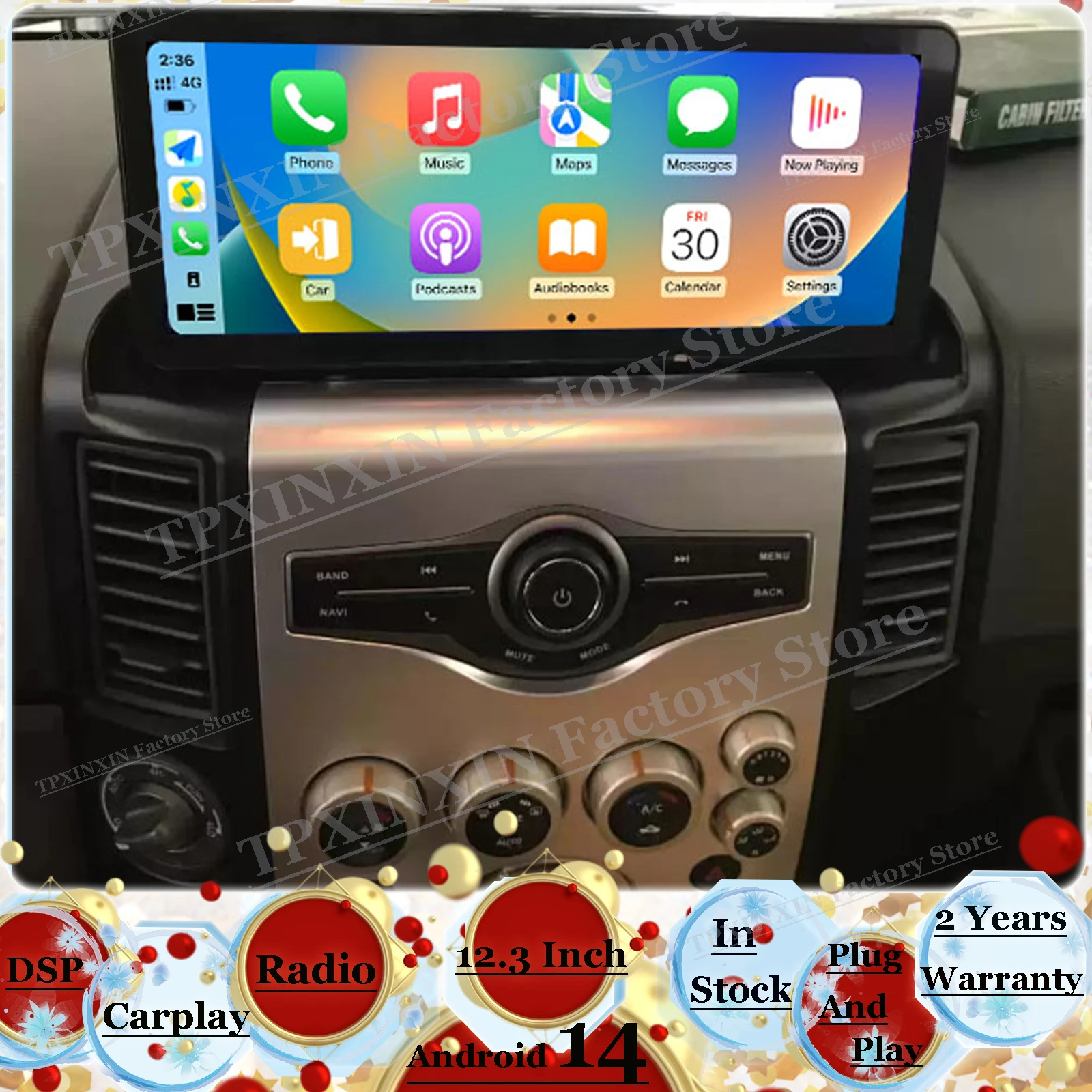

12.3 Inch Android Multimedia For Infiniti QX56 2003~2009 GPS Navigation Car Accessories Radio Stereo With BT5.0 Wifi Head Unit