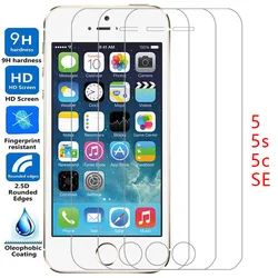 case for apple iphone se 5s 5c 5 s c tempered glass on iphonese iphone5s iphone5c s5 c5 back cover 360 i phone ipone iphon ihone