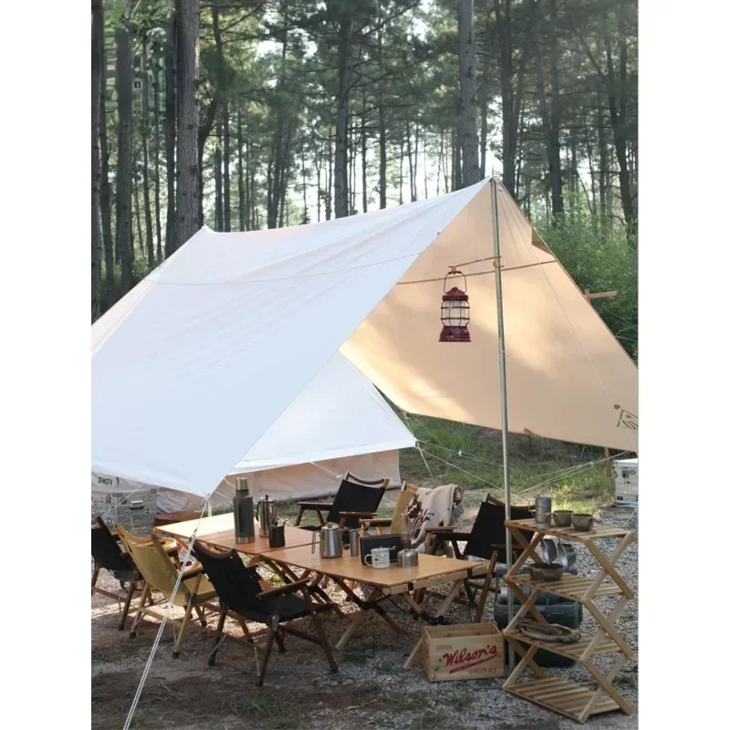 Outdoor Square Retro Cotton Sunshade Rectangular 12  Sky Curtain