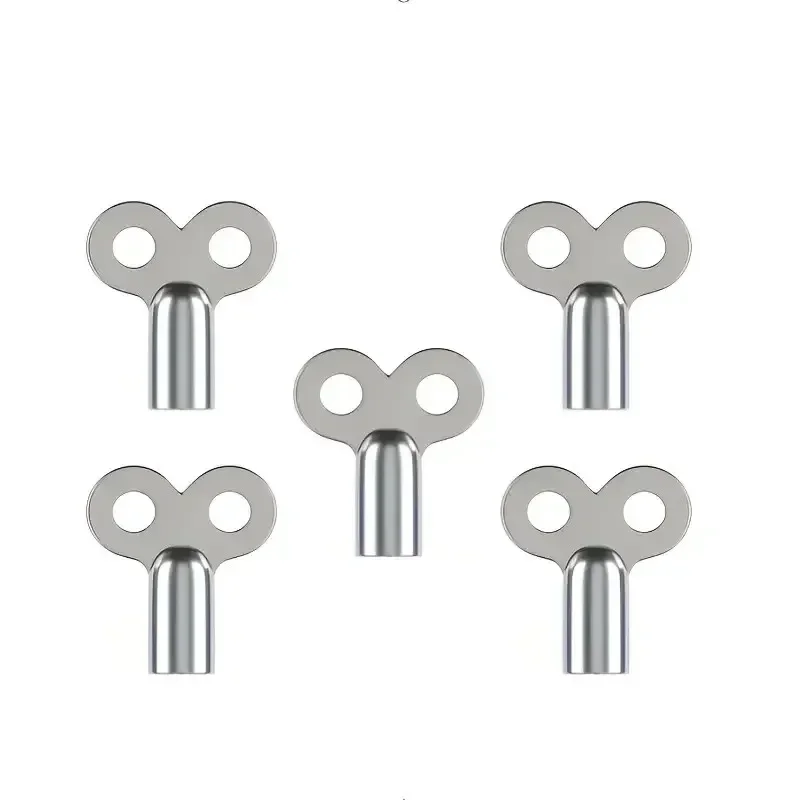 2PCS Radiator Valve Key Plumbing Faucet Water Tap Bleeder Air Vent Central Heating Heater Wrench Black Key Tool Exhaust Square