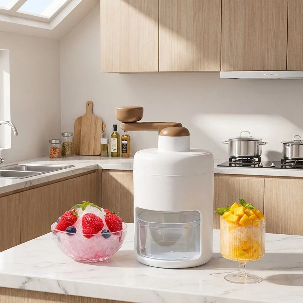 Multifunctional Hand Operated Ice Maker Machine Manual Mein Ice Fruit Milk Shake Sande Ice Crushers Shaved
