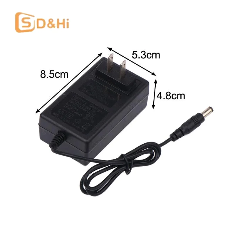 1PCS 21v Lithium Battery Charger 1A For 18v ​​Electric Drill Intelligent Power Adapter EU US Plug Transformer 5-string Charger
