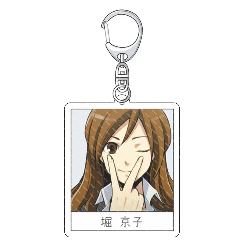 Hori san to Miyamura kun Anime Horimiya Yoshikawa Yukishikawa Toshi anime  acrylic key chain sample display Fans gifts