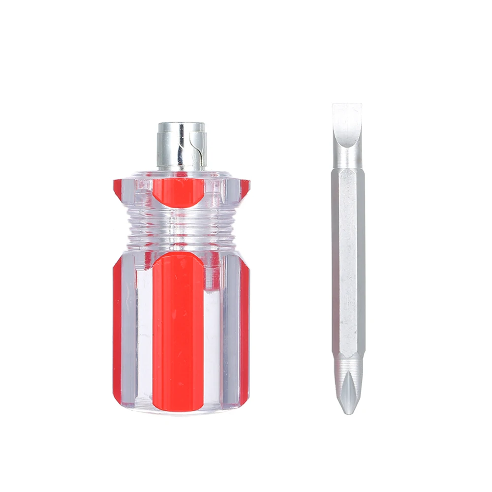 Mini Transparent Dual-Purpose Screwdriver Manual Phillips and Slotted  Screwdrivers Phillips Screwdriver