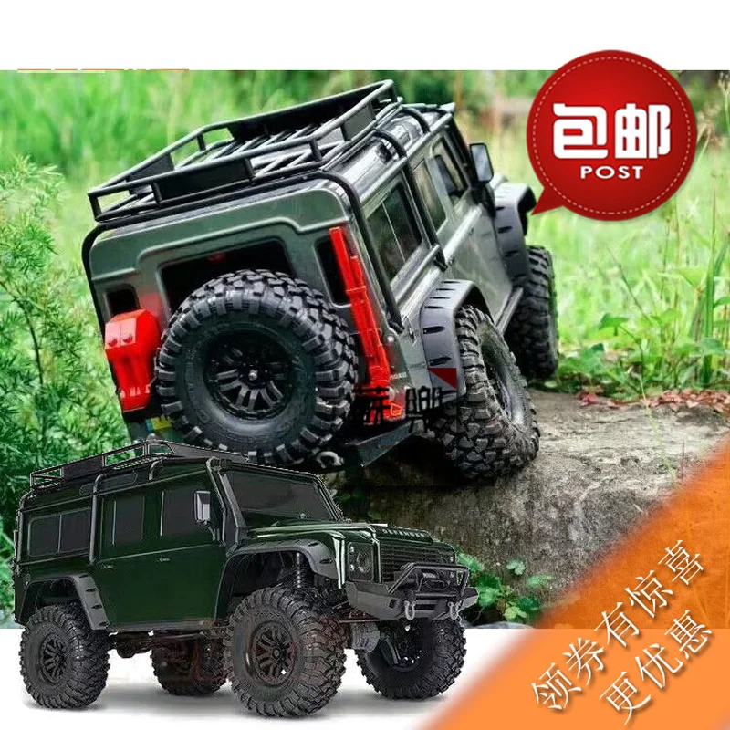 Nuevo Traxxas vehículo todoterreno eléctrico teledirigido de tamaño completo coche de escalada TRX-4 simulación Land Rover Defender 82056-4