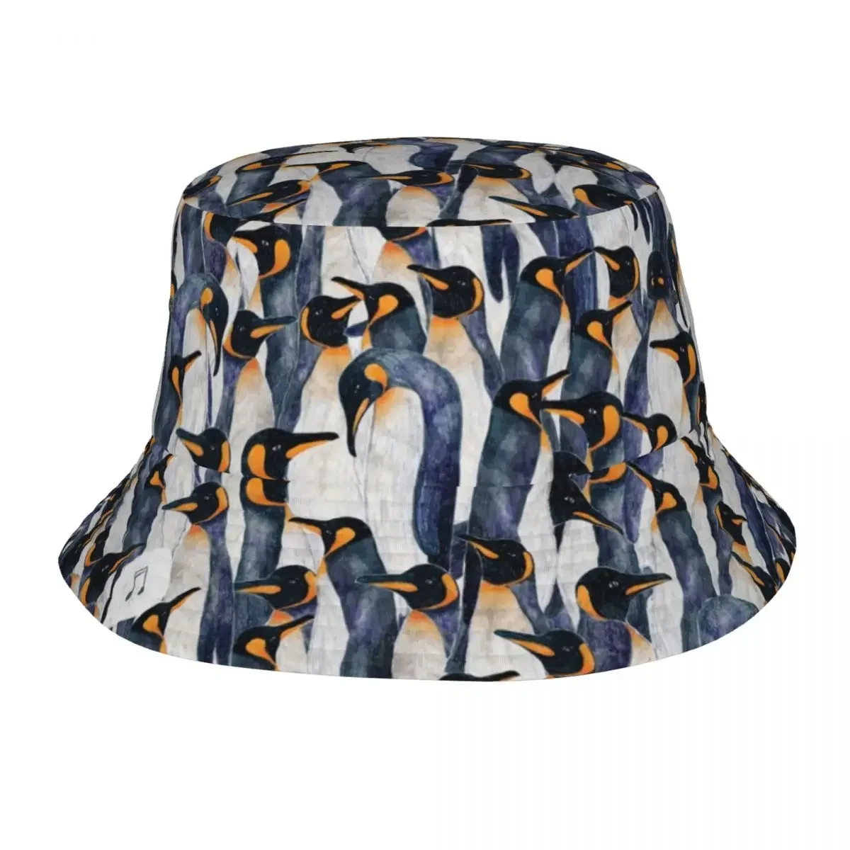 

Style Singing Penguin Bucket Hats Women Lightweight Outdoor Cartoon Animal Fishing Hats Hot Summer Headwear Bob