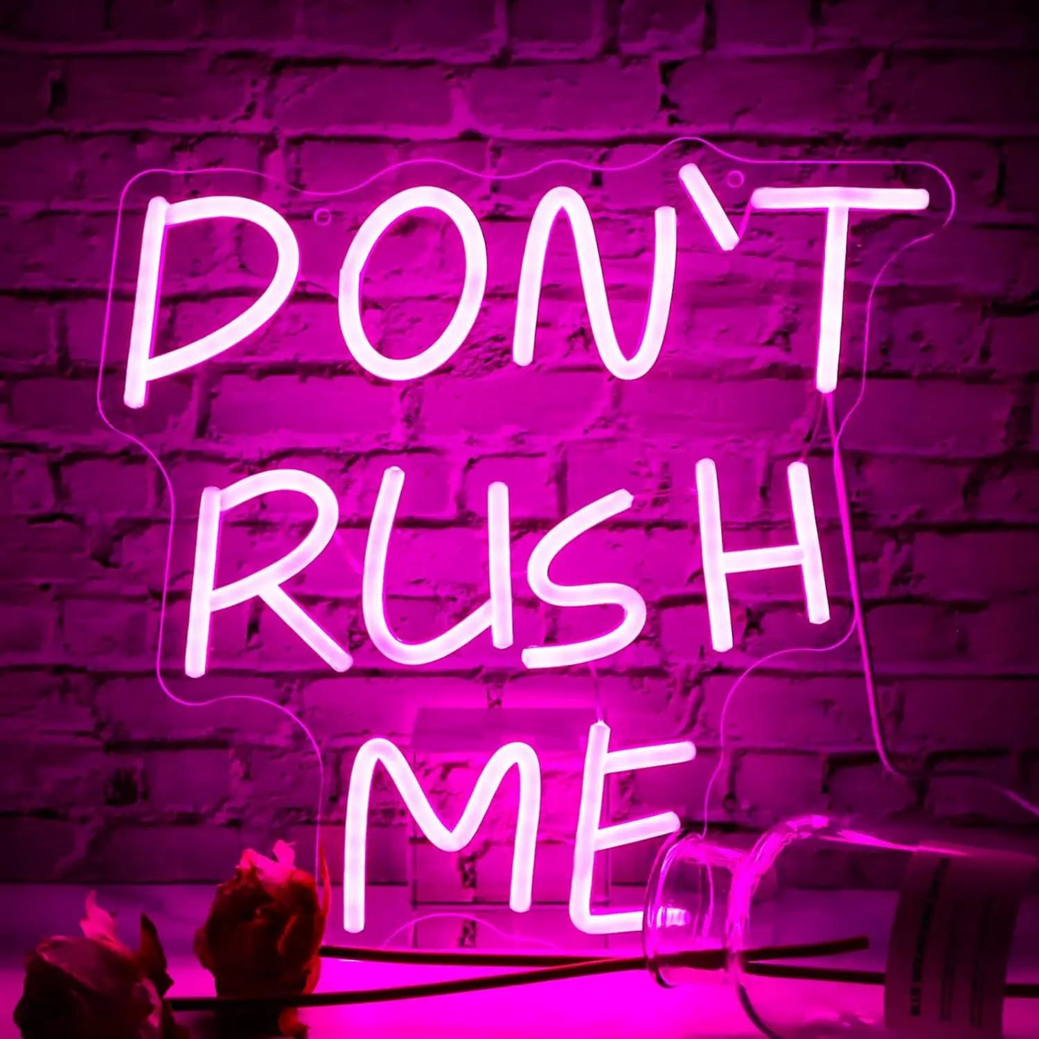 

Don't Rush Me Neon Sign LED Neon Light for Bedrooms Bars Party Man Cave Lounge Art Wall Decor Creative Gift for Teenage Boy Girl