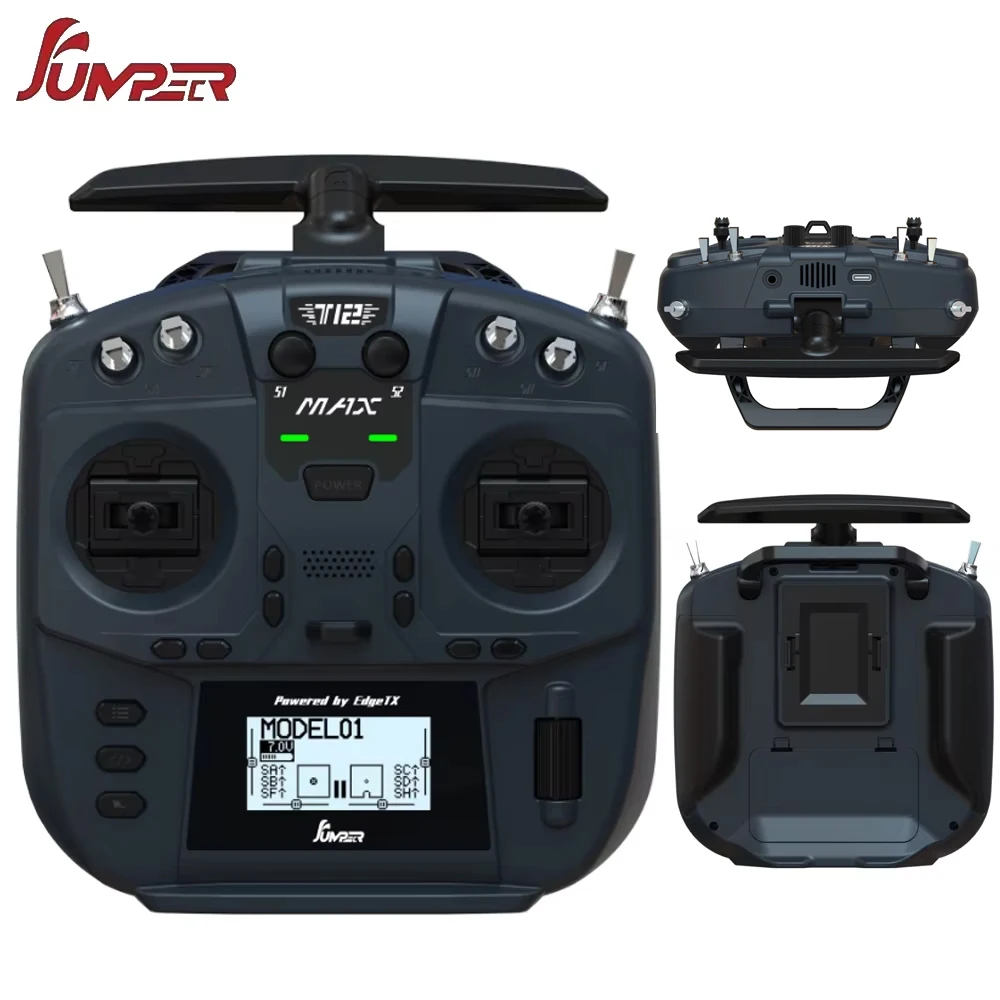جهاز إرسال Jumper T12 Max T12Max 2.4Ghz/915Mhz 500mW ExpressLRS EdgeTx