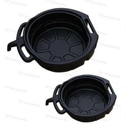 10L/15L Plastic Oil Drain Pan Wast Engine Oil Collector Tank Gearbox Oil Trip Tray For Repair Car Fuel Fluid Change Garage Tool