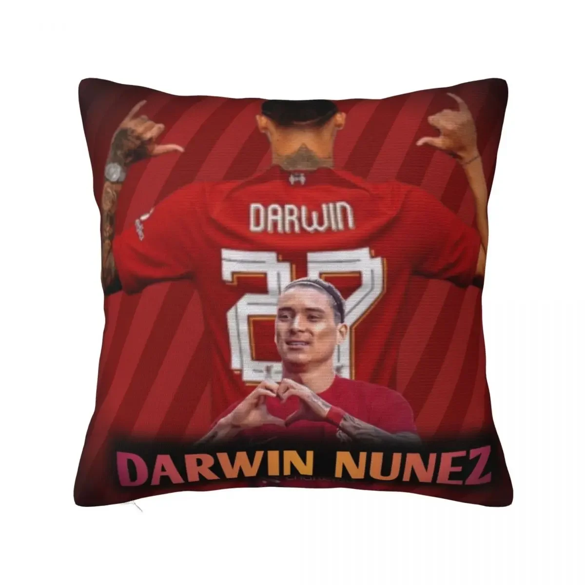 Darwin Nunez Throw Pillow Couch Pillows ornamental pillows Pillowcase Cushion Christmas Cushion For Home