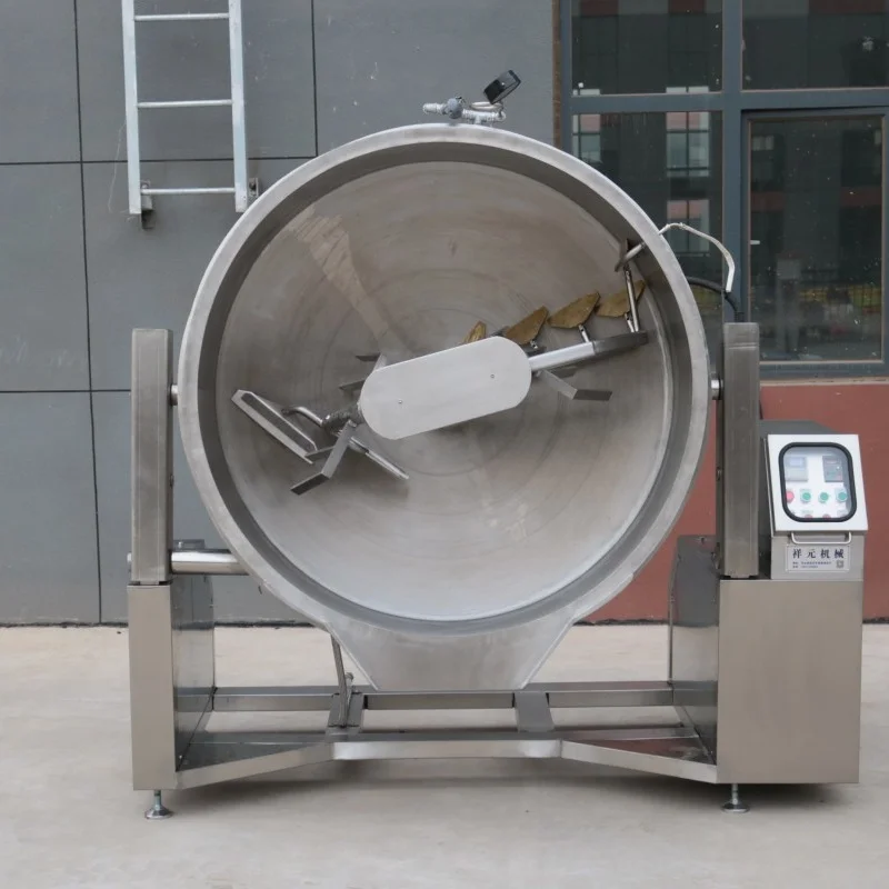 Advanced Manufacturing Process Planetary Bottom-stirring Lotus Seed Paste Wok (steam) For Heating And Stirring Filling Mixing